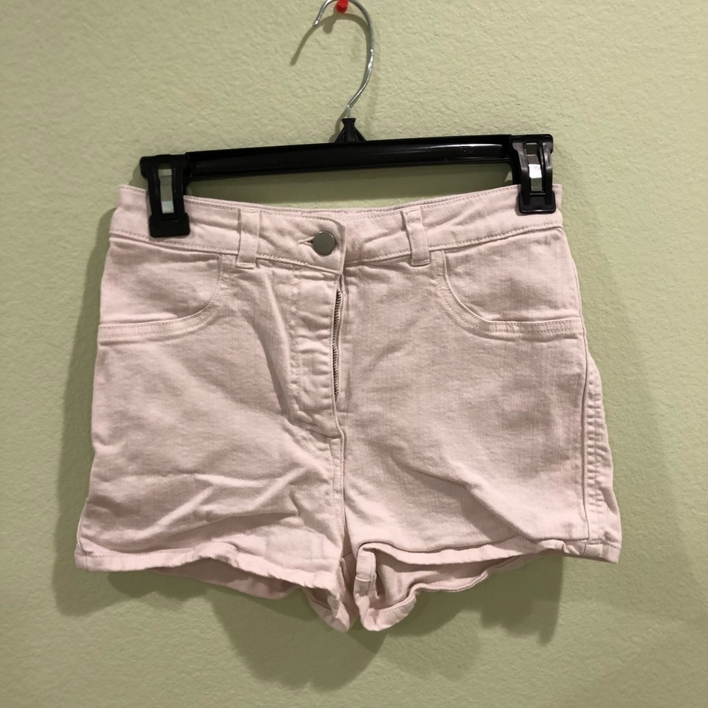 Brandy Melville light pink jean shorts